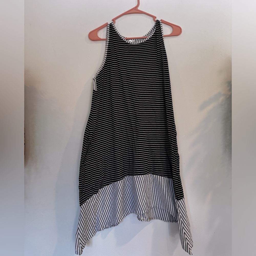 Black and white Stripped Dress